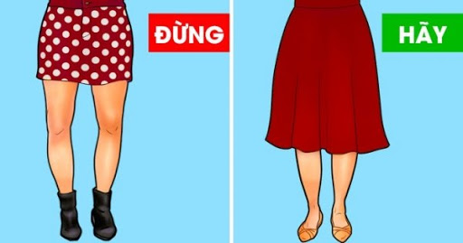 5 quy tac chon trang phuc theo hinh dang doi chan chi em phu nu nen biet